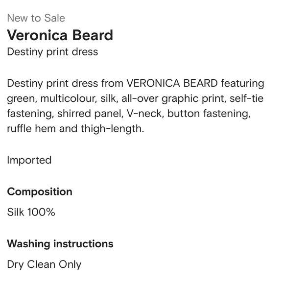 Veronica Beard Destiny Silk Dress size 2 - Picture 12 of 12